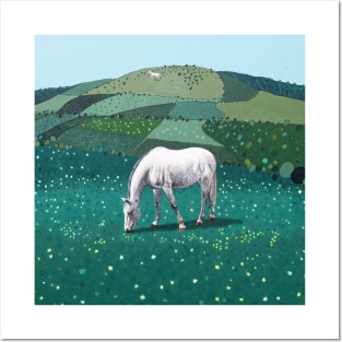 The White Horse of Alfriston Posters and Art